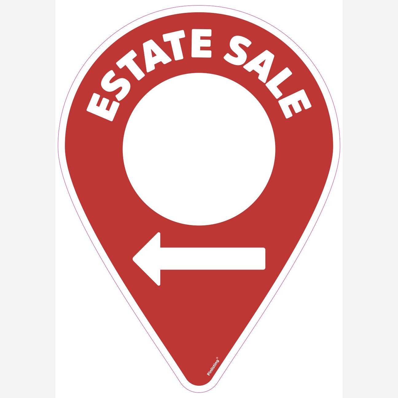 Estate Sale Signs + Stakes – Real Estate Yard Sign, Double-Sided (3 Pack)